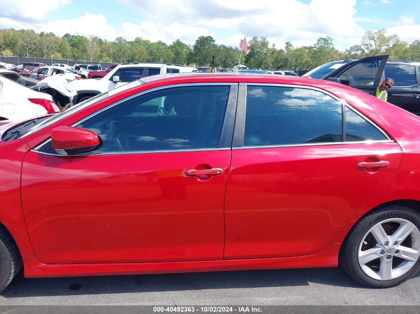 2014 Toyota Camry Se VIN: 4T1BF1FK0EU867707 Lot: 40492363