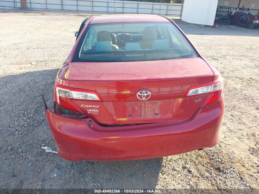 4T4BF1FKXCR211260 2012 Toyota Camry Le