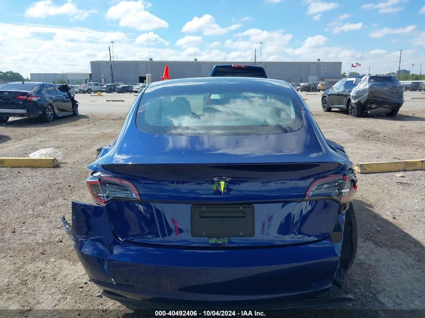 2023 Tesla Model 3 Rear-Wheel Drive VIN: 5YJ3E1EA4PF590835 Lot: 40492406