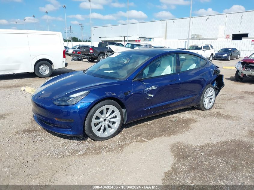 VIN 5YJ3E1EA4PF590835 2023 Tesla Model 3, Rear-Whee... no.2