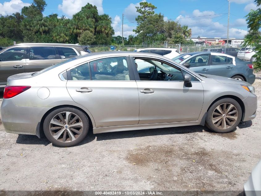 2016 Subaru Legacy 2.5I Limited VIN: 4S3BNAN65G3057879 Lot: 40492419