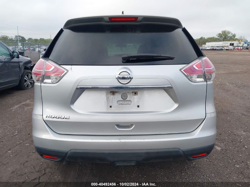 2016 Nissan Rogue S/Sl/Sv VIN: 5N1AT2MT7GC743187 Lot: 40492456