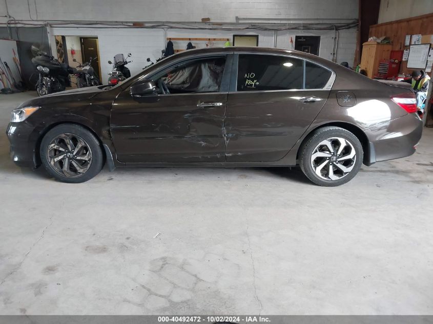 1HGCR2F09GA075694 2016 Honda Accord Ex