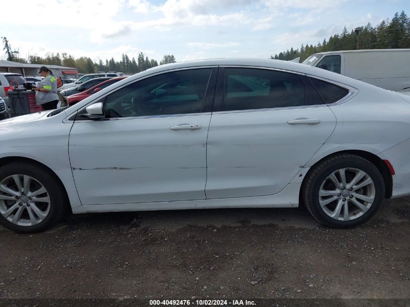 2017 Chrysler 200 Limited Platinum VIN: 1C3CCCAB2HN503781 Lot: 40492476