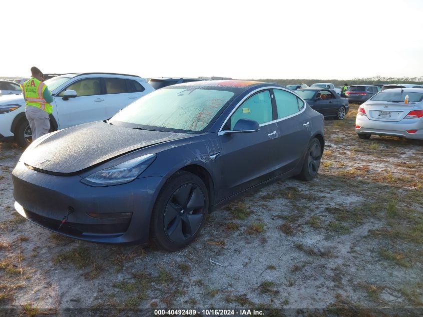 2018 Tesla Model 3 Long Range/Mid Range VIN: 5YJ3E1EA6JF034579 Lot: 40492489