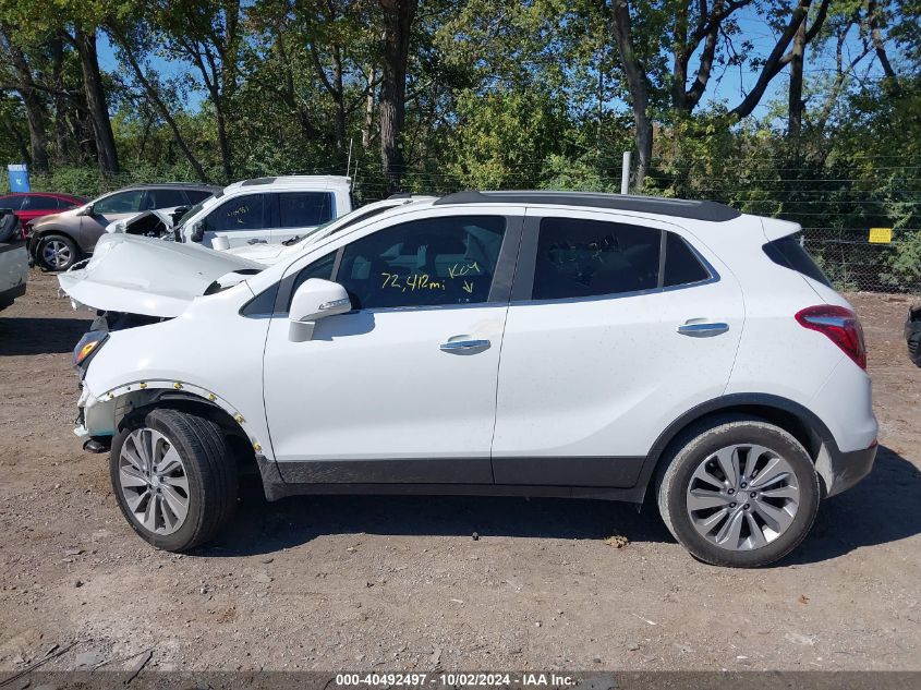 2019 Buick Encore Awd Preferred VIN: KL4CJESB5KB736813 Lot: 40492497