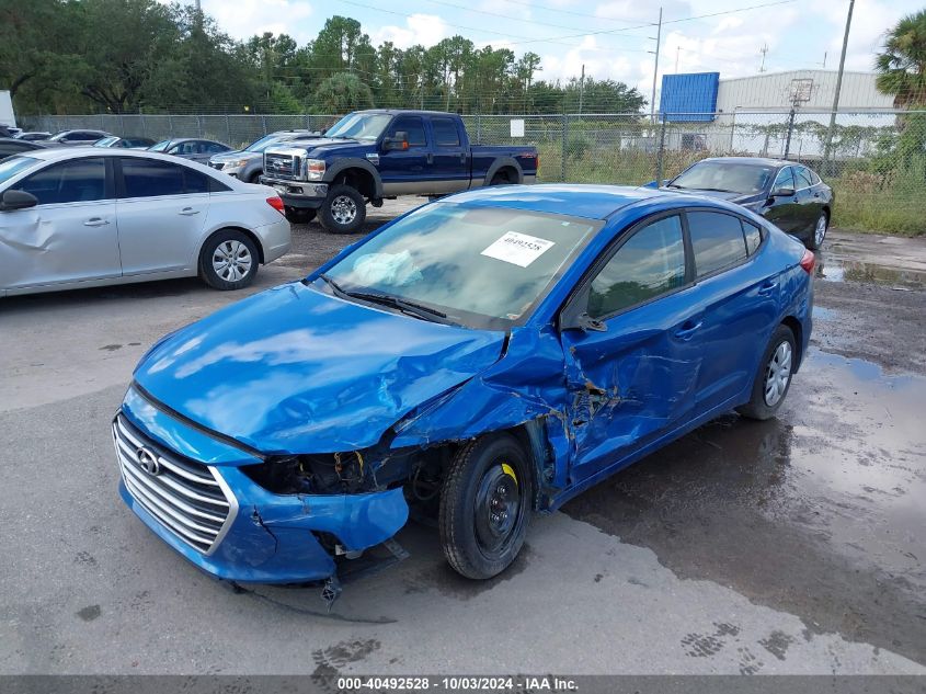 2017 Hyundai Elantra Se VIN: 5NPD74LF7HH211179 Lot: 40492528