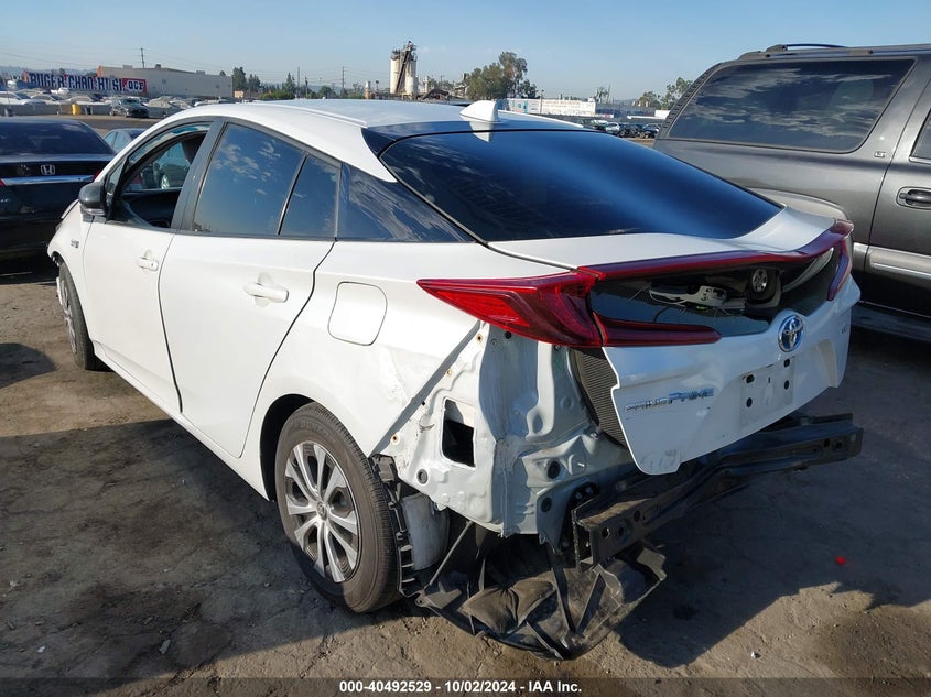 Vin: jtdkamfp9m3193058, lot: 40981230, toyota prius prime xle 20213