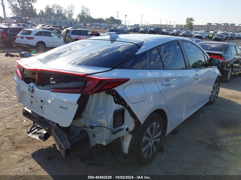 Vin: jtdkamfp9m3193058, lot: 40981230, toyota prius prime xle 20214