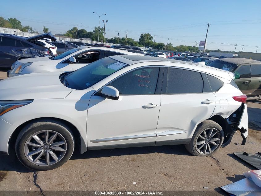 2020 Acura Rdx Technology Package VIN: 5J8TC2H59LL004908 Lot: 40492539