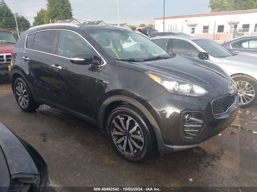 2017 Kia Sportage Ex VIN: KNDPNCAC4H7297044 Lot: 40492542