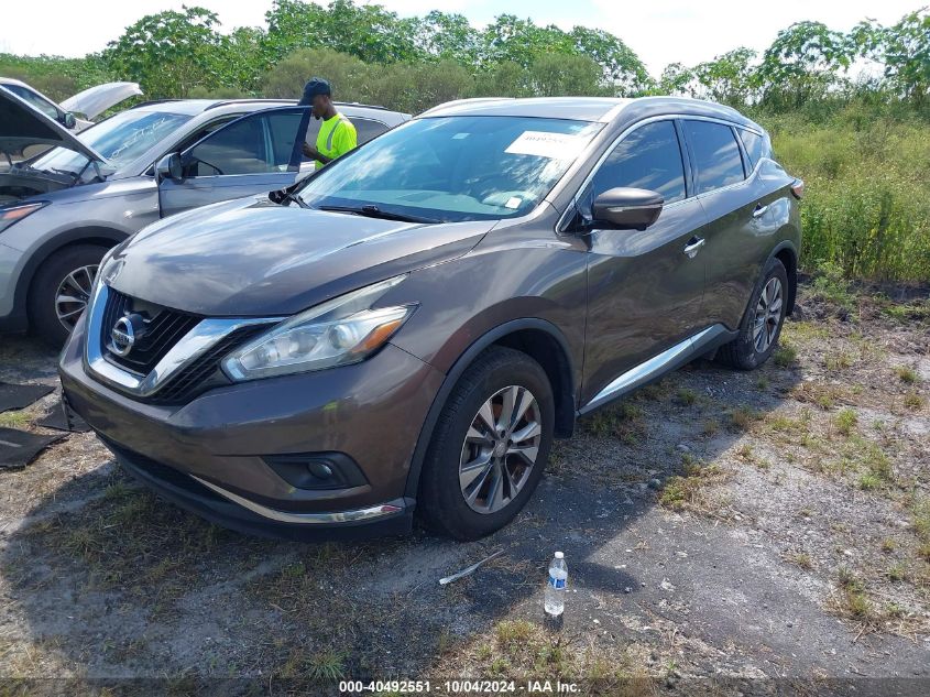 5N1AZ2MGXFN209749 2015 NISSAN MURANO - Image 2