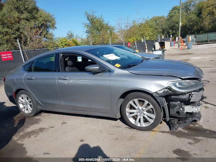 2016 Chrysler 200 Limited VIN: 1C3CCCAG1GN144689 Lot: 40492565