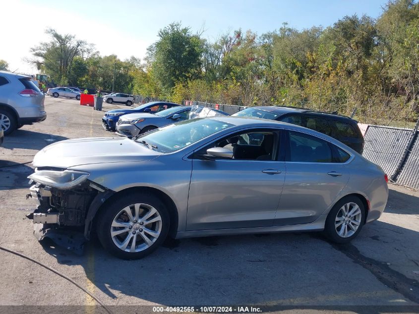 2016 Chrysler 200 Limited VIN: 1C3CCCAG1GN144689 Lot: 40492565