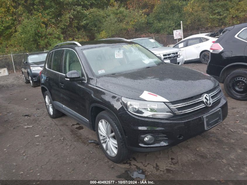 2012 VOLKSWAGEN TIGUAN