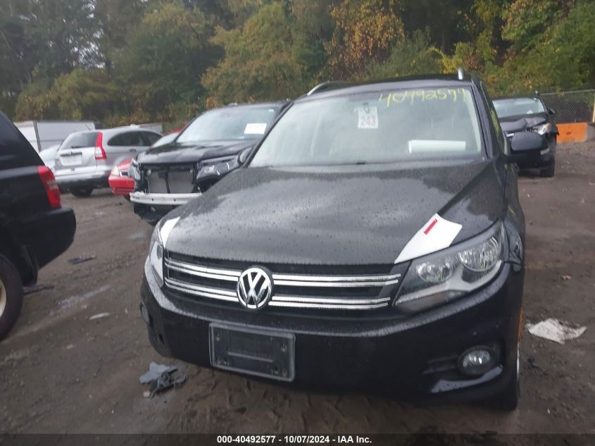 2012 Volkswagen Tiguan S/Se/Sel VIN: WVGBV7AX9CW583390 Lot: 40492577