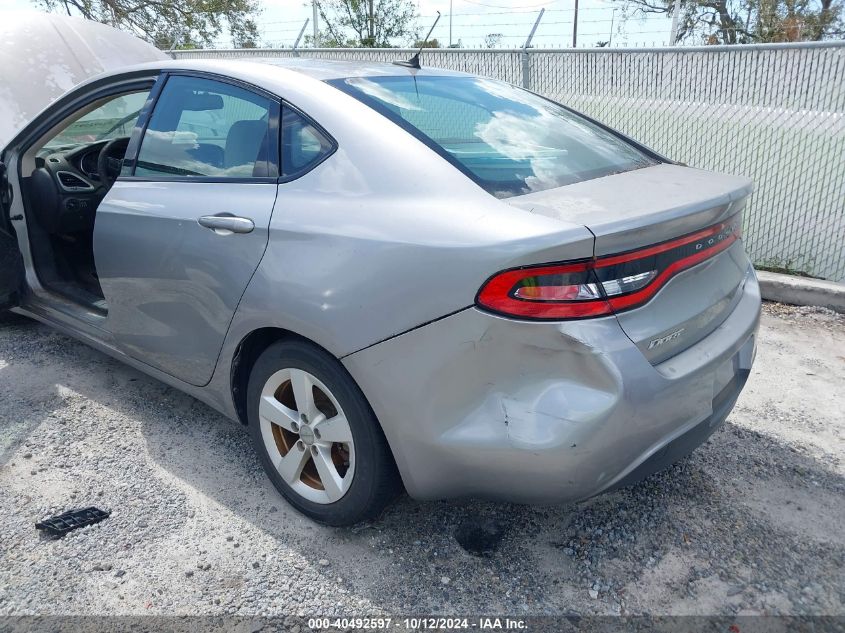 2016 Dodge Dart Sxt VIN: 1C3CDFBB9GD762141 Lot: 40492597