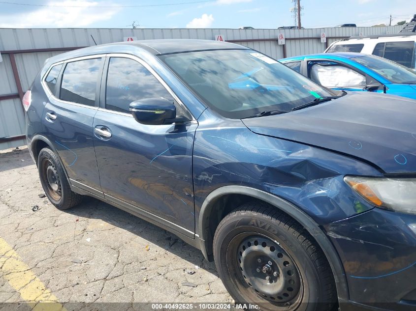 2015 Nissan Rogue S VIN: KNMAT2MT3FP560655 Lot: 40492625