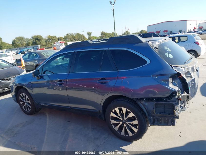 4S4BSANC6H3406074 2017 Subaru Outback 2.5I Limited