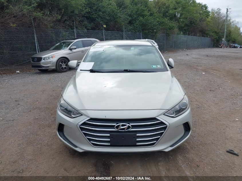 2017 Hyundai Elantra Se VIN: KMHD74LF0HU428879 Lot: 40492687