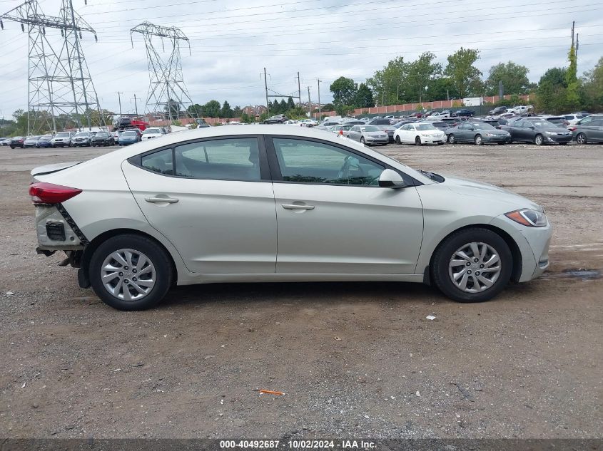 2017 Hyundai Elantra Se VIN: KMHD74LF0HU428879 Lot: 40492687