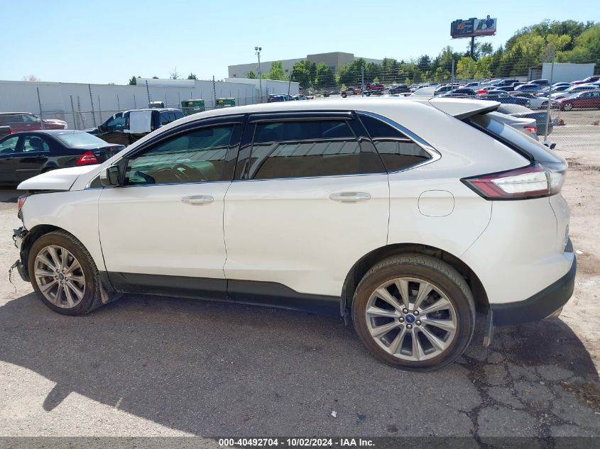 2018 Ford Edge Titanium VIN: 2FMPK4K86JBB39225 Lot: 40492704