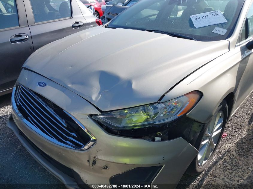 2019 Ford Fusion Se VIN: 3FA6P0HD5KR246788 Lot: 40492788