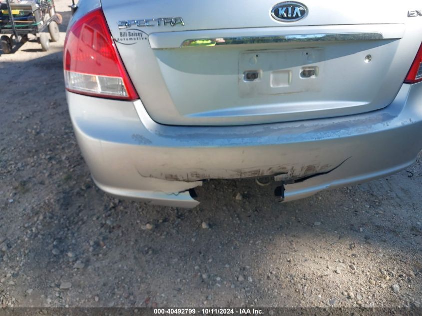 KNAFE222695666489 2009 Kia Spectra Ex