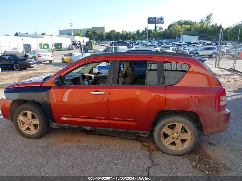 2008 Jeep Compass Sport VIN: 1D86T47038D522326 Lot: 40492807