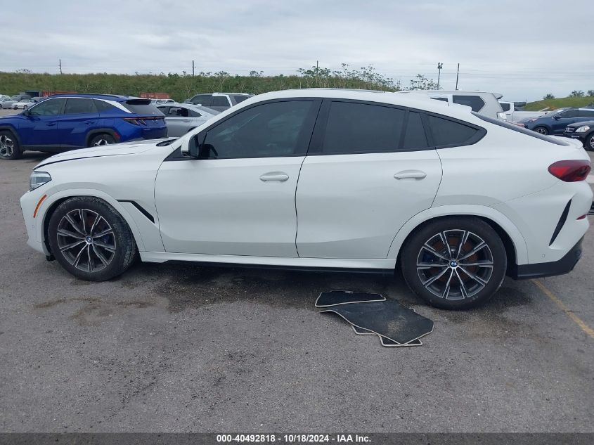 VIN 5UXCY6C00M9G34898 2021 BMW X6, Xdrive40I no.14