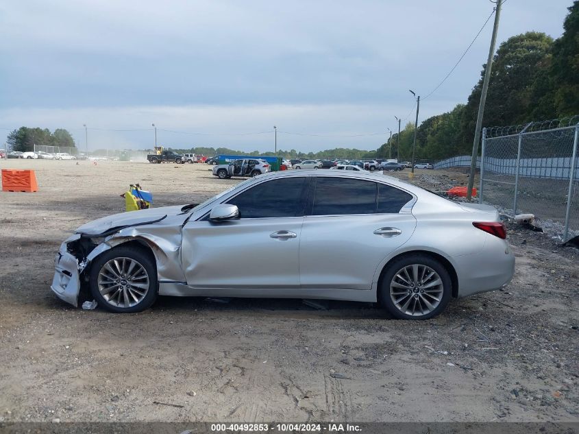 2019 Infiniti Q50 3.0T Luxe VIN: JN1EV7AR5KM559264 Lot: 40492853