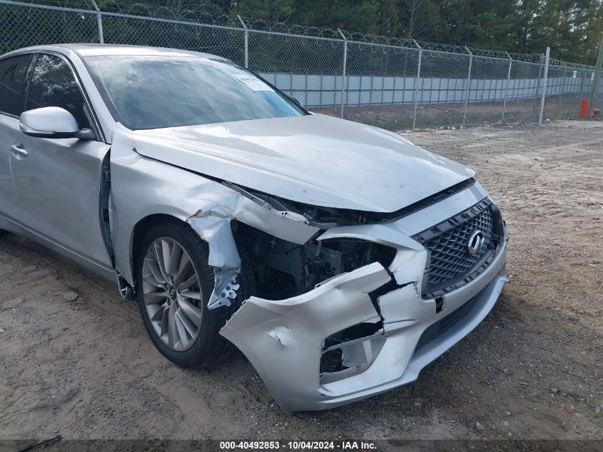 JN1EV7AR5KM559264 2019 Infiniti Q50 3.0T Luxe