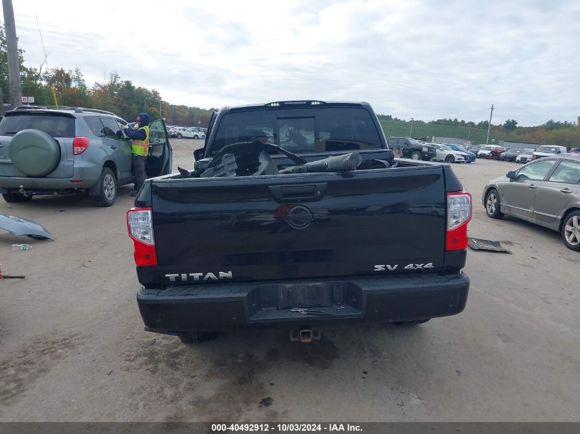 2021 Nissan Titan Sv 4X4 VIN: 1N6AA1EDXMN519095 Lot: 40492912