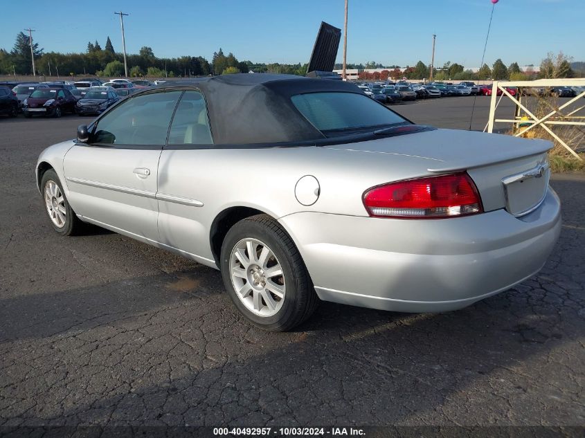 2002 Chrysler Sebring Gtc VIN: 1C3EL75R92N312261 Lot: 40492957