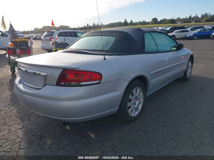 2002 Chrysler Sebring Gtc VIN: 1C3EL75R92N312261 Lot: 40492957