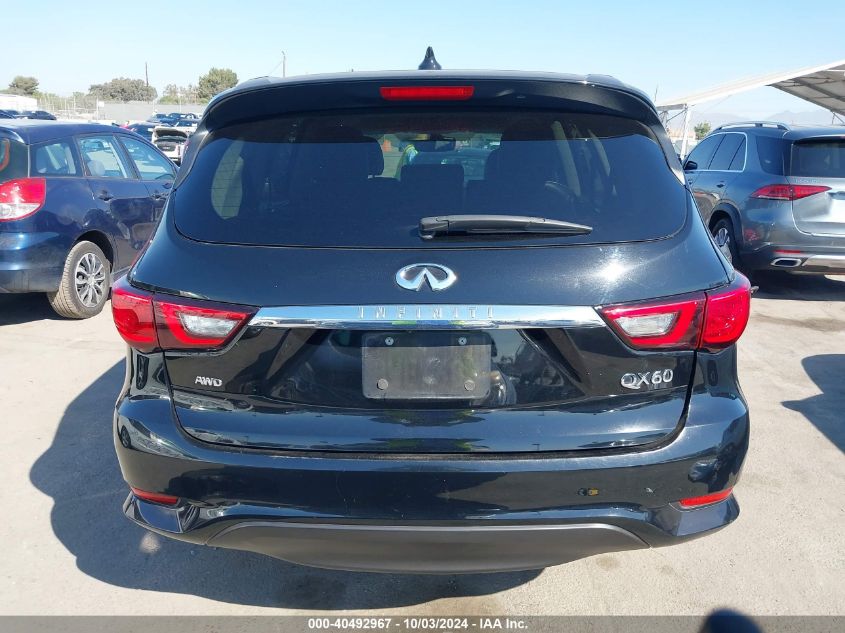 2020 Infiniti Qx60 Pure Awd VIN: 5N1DL0MM7LC548677 Lot: 40492967