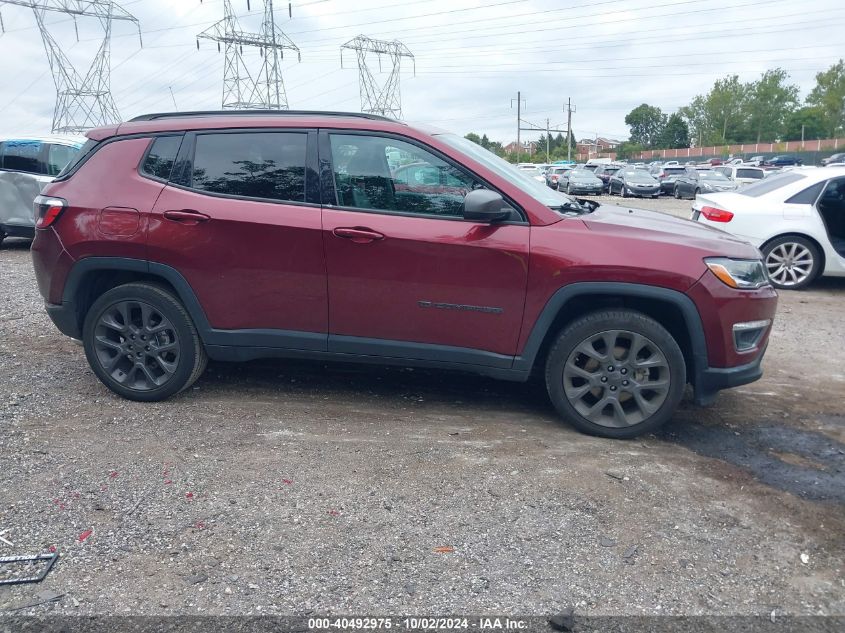 2021 Jeep Compass 80Th Anniversary 4X4 VIN: 3C4NJDEB5MT556771 Lot: 40492975