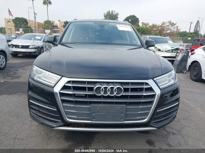 2018 Audi Q5 2.0T Premium/2.0T Tech Premium VIN: WA1ANAFY7J2086884 Lot: 40492998