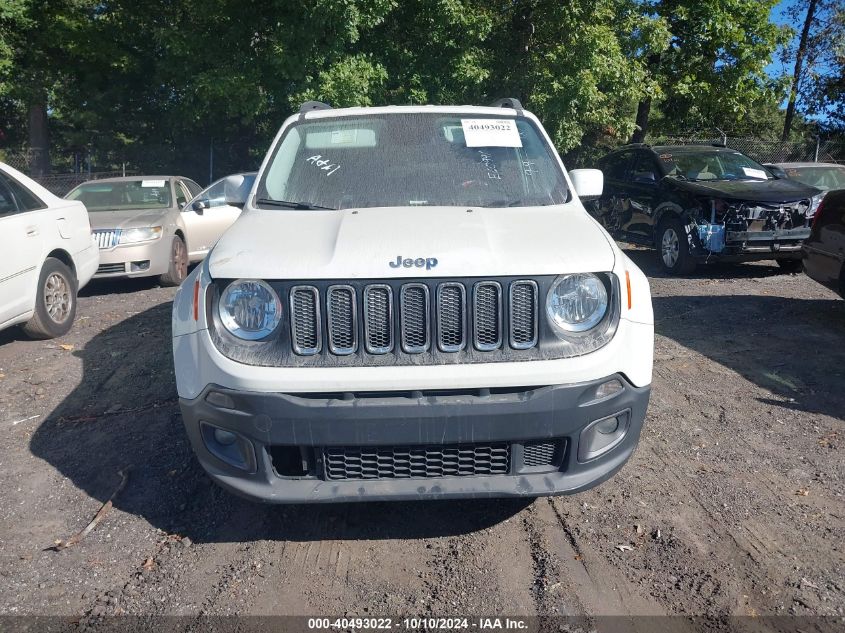 2017 Jeep Renegade Latitude Fwd VIN: ZACCJABB0HPE60991 Lot: 40493022