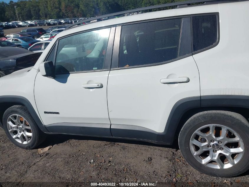 2017 Jeep Renegade Latitude Fwd VIN: ZACCJABB0HPE60991 Lot: 40493022