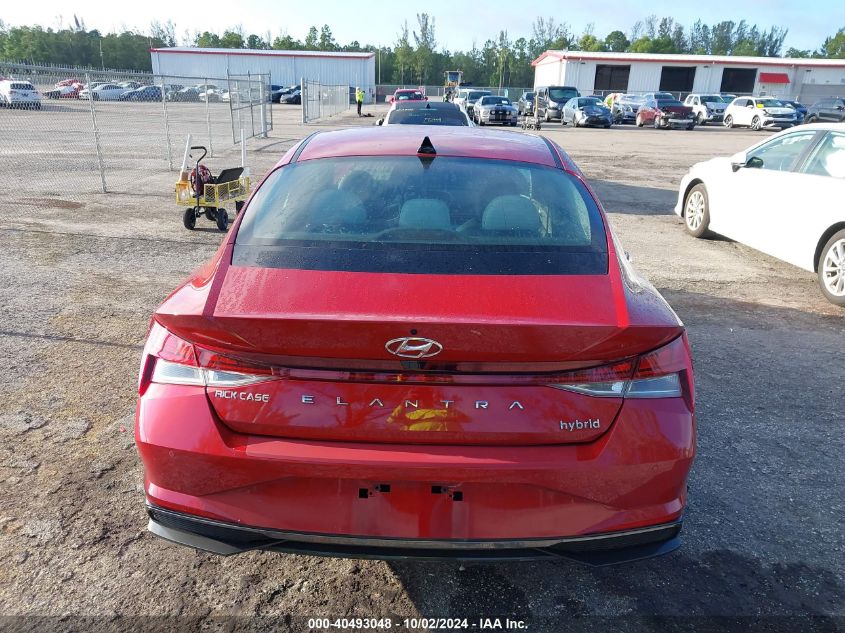 2023 Hyundai Elantra Hybrid Limited VIN: KMHLN4AJXPU033308 Lot: 40493048