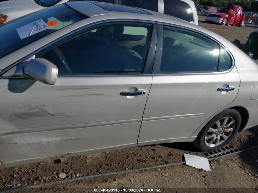 2002 Lexus Es 300 VIN: JTHBF30GX25003322 Lot: 40493115