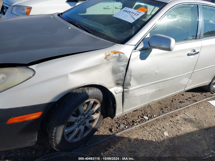 2002 Lexus Es 300 VIN: JTHBF30GX25003322 Lot: 40493115