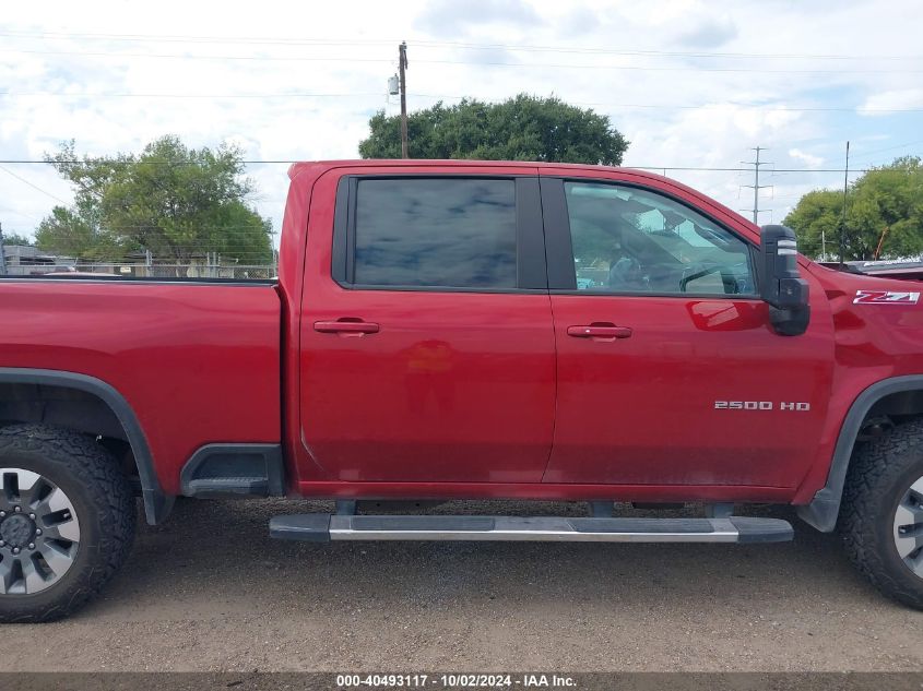 2022 Chevrolet Silverado 2500Hd 4Wd Standard Bed Lt VIN: 1GC4YNEY2NF356606 Lot: 40493117