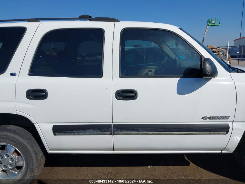 2001 Chevrolet Tahoe Ls VIN: 1GNEC13T41J184127 Lot: 40493142