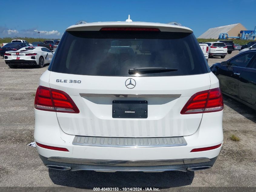 2017 Mercedes-Benz Gle 350 VIN: 4JGDA5JB4HA958345 Lot: 40493153