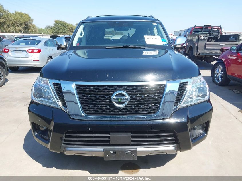 2019 Nissan Armada Sl VIN: JN8AY2ND1K9092341 Lot: 40493157