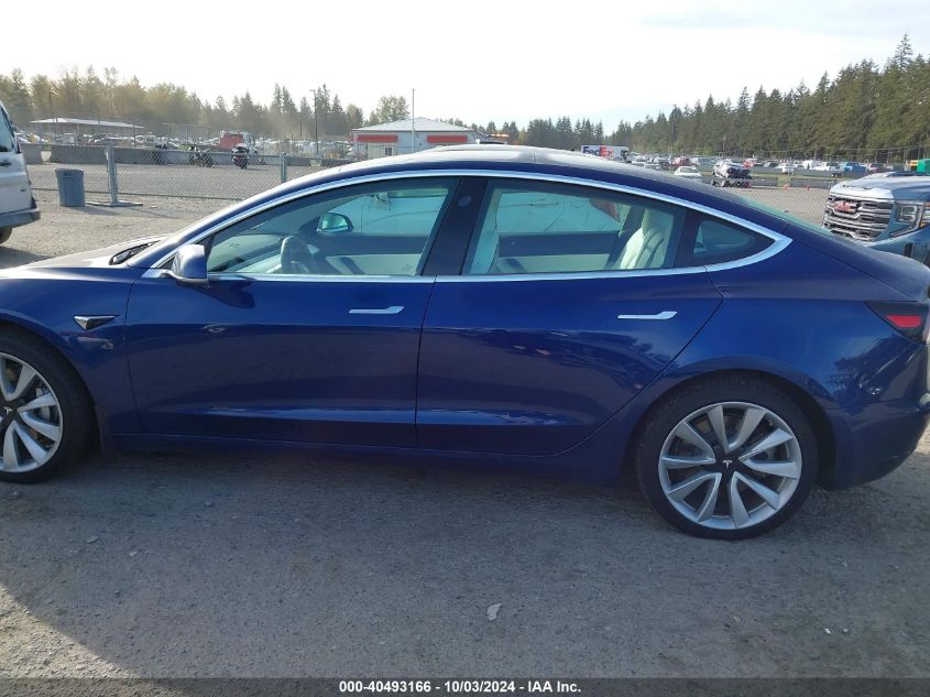 2019 Tesla Model 3 Long Range/Performance VIN: 5YJ3E1EB3KF406969 Lot: 40493166