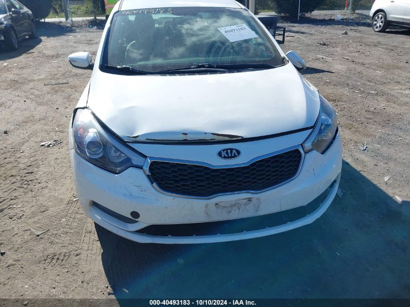 2016 Kia Forte Lx VIN: KNAFX4A68G5550976 Lot: 40493183