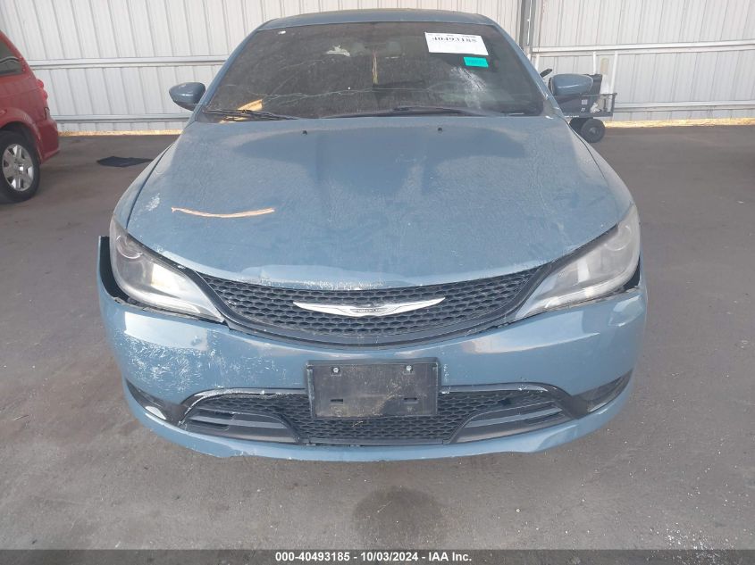 2015 Chrysler 200 S VIN: 1C3CCCBG1FN608917 Lot: 40493185